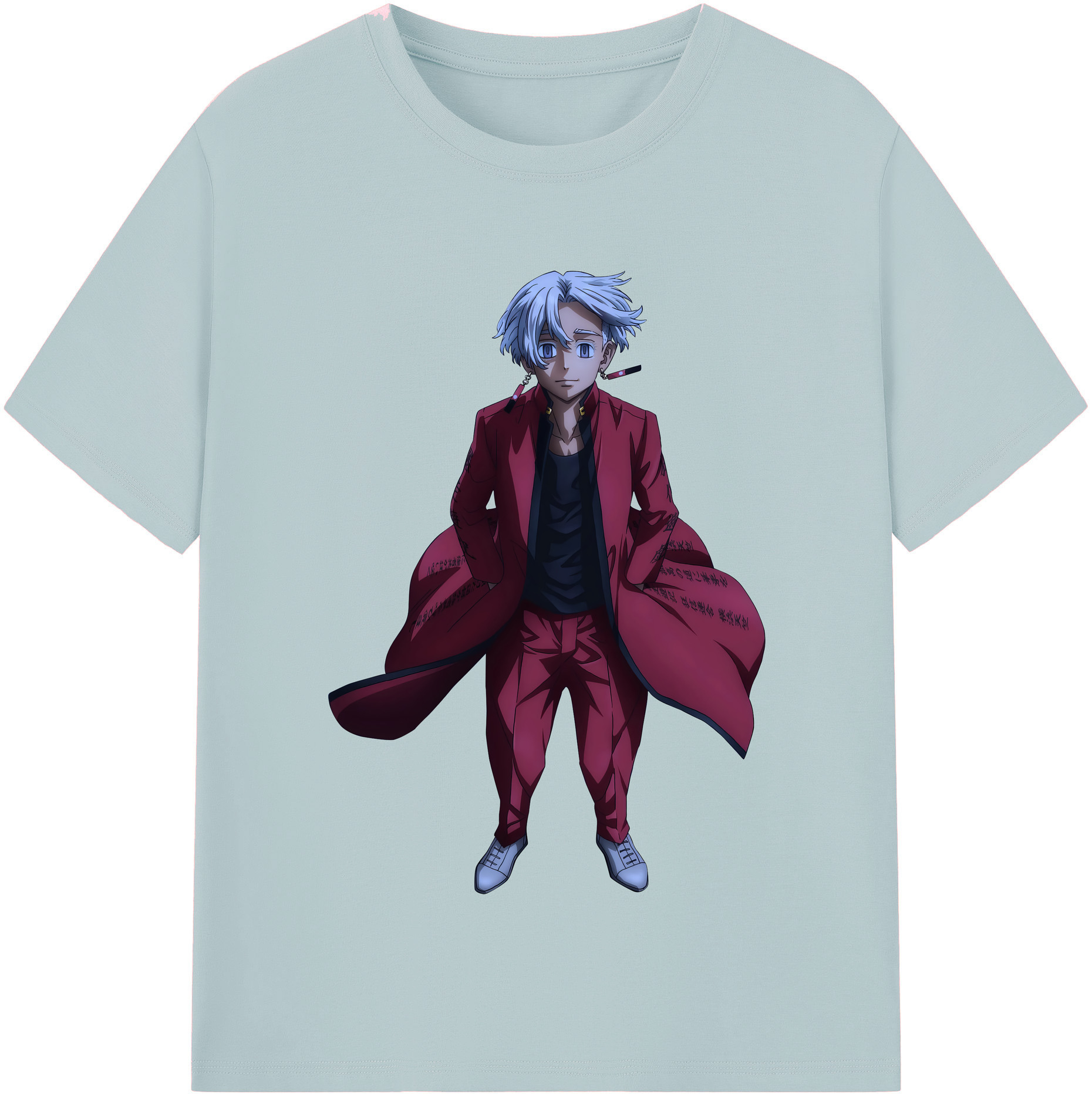 （画像用） 東京リベンジャーズ Tokyo Revengers 綿100％半袖Tシャツ（フロントプリント）